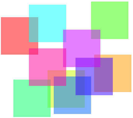 Colores semi-transparentes en CSS con HSLA()