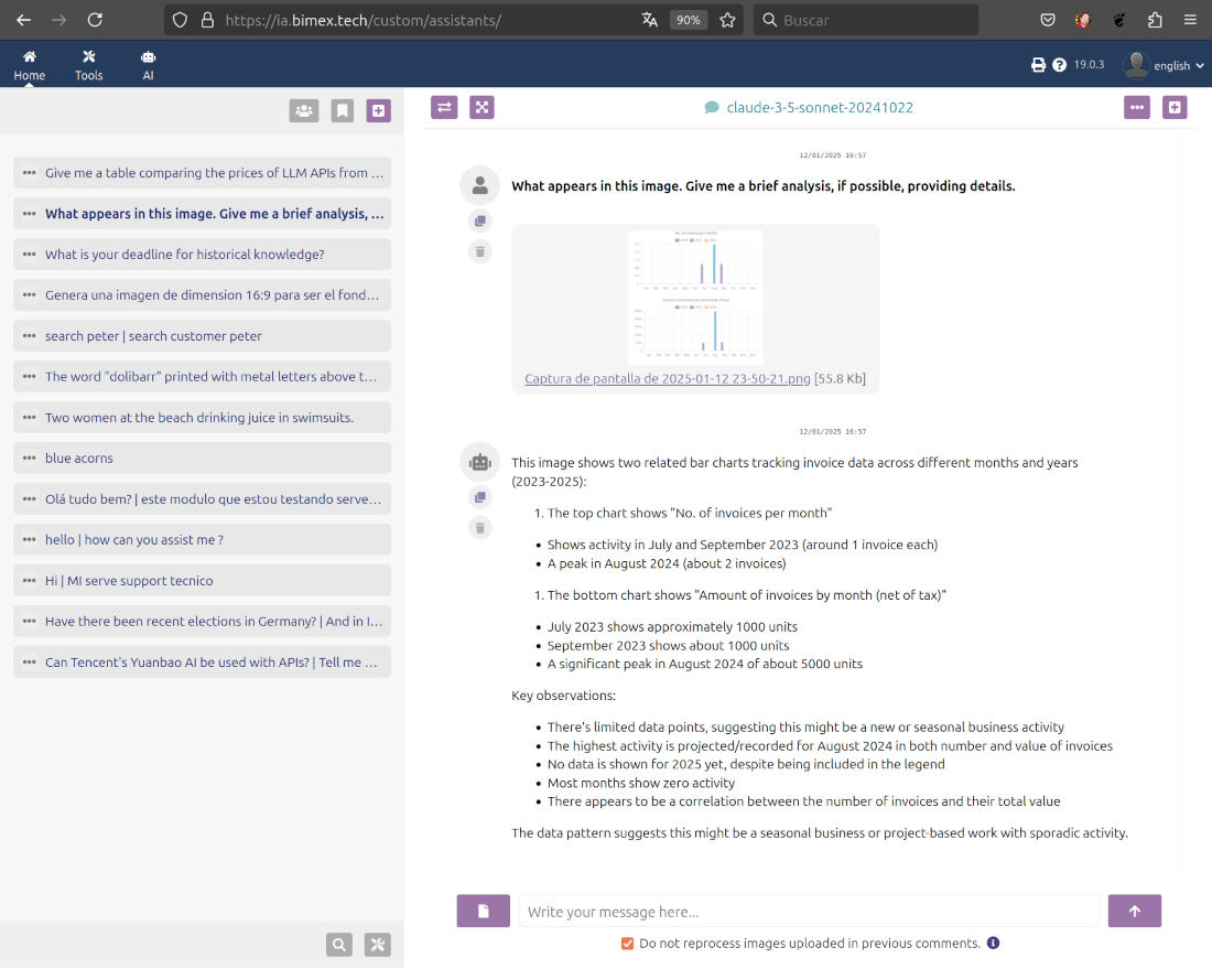 Vision example with Claude 3.5